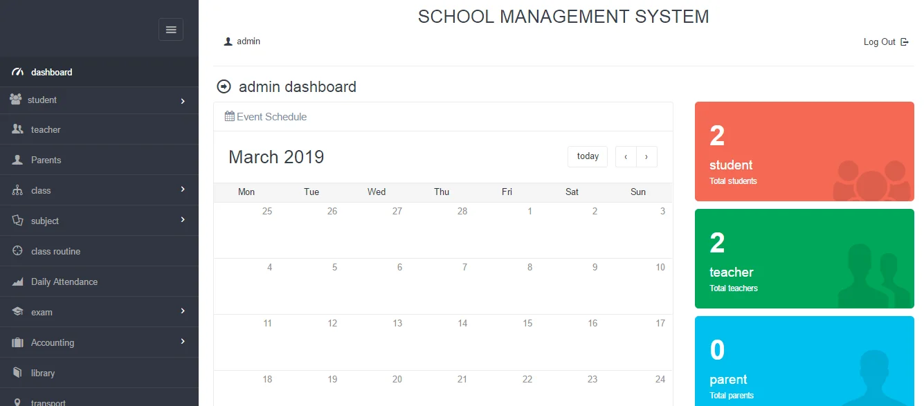 advanced school management system